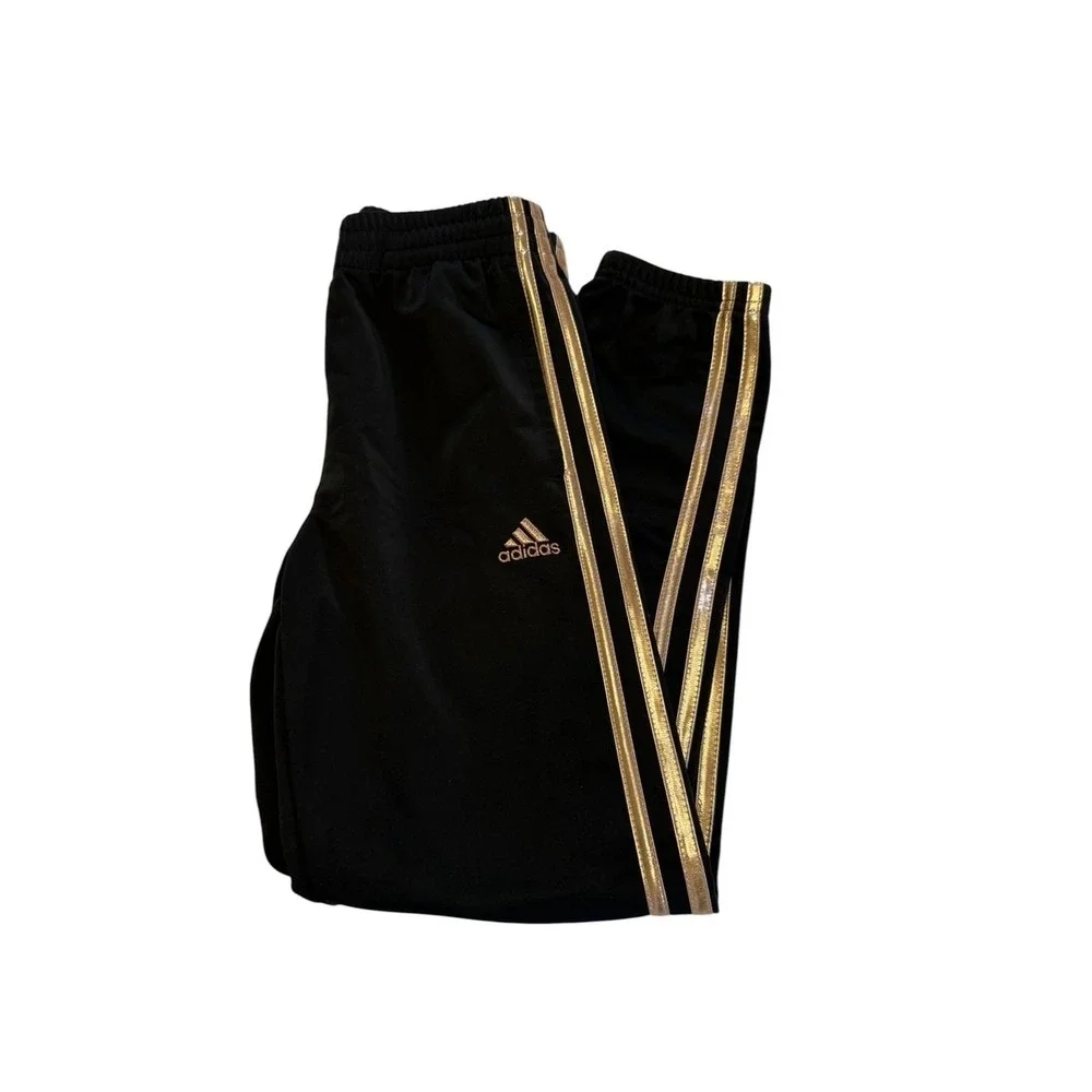 Adidas‎ Adi AOP Script Floral Black Gold Track Set Kids 5 YR